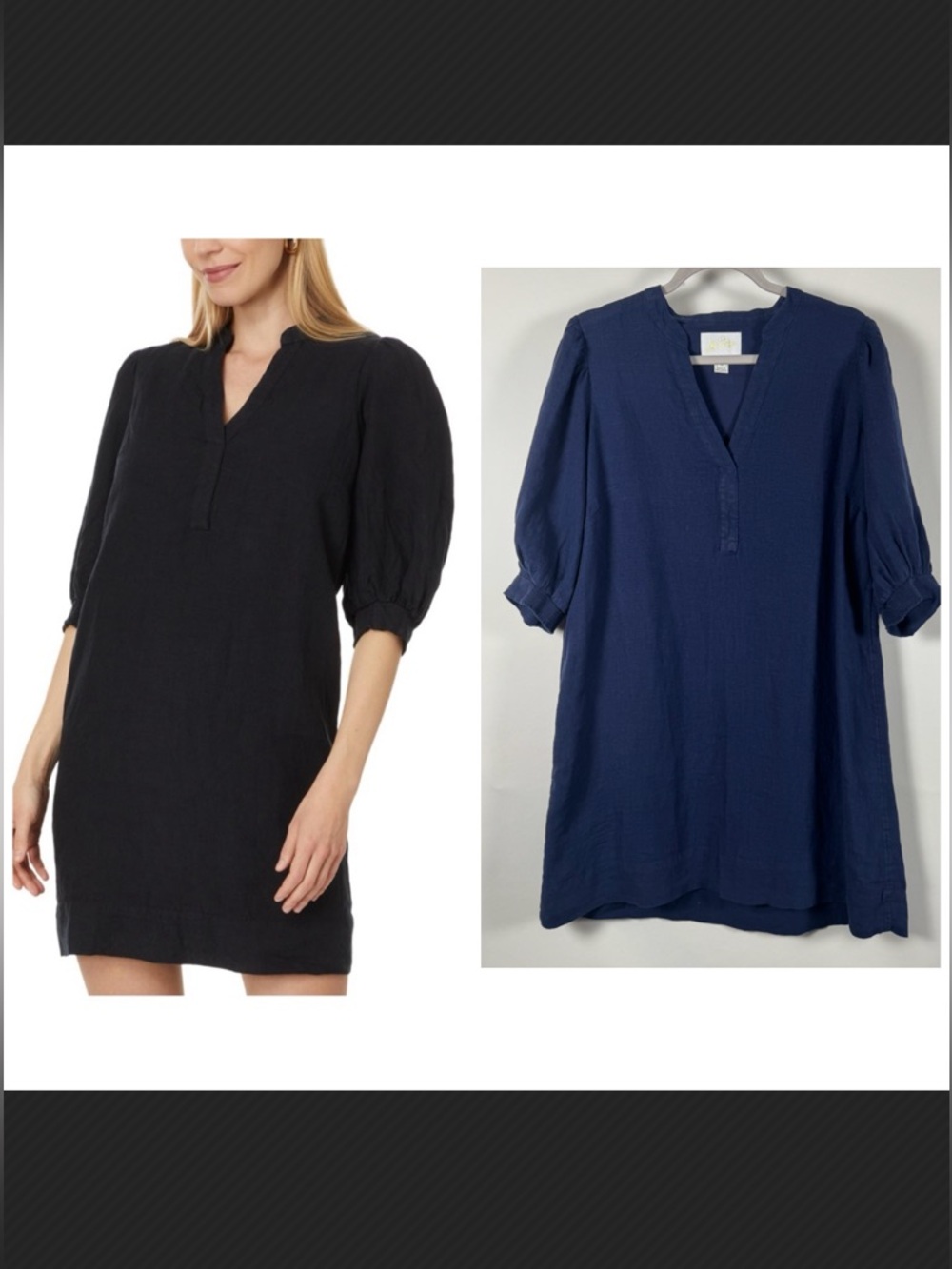 Lilly Pulitzer Mialeigh Lagoon Linen Shift Dress Size 12 Navy Preppy Old Money